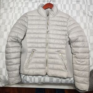 Love Tree Light Gray Puffer Jacket